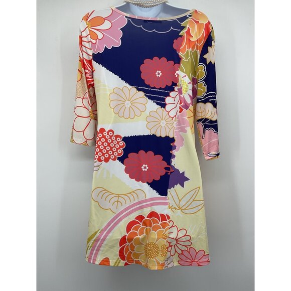 Lily By Firmiana Multicolor Floral Tunic Dress - Picture 2 of 8
